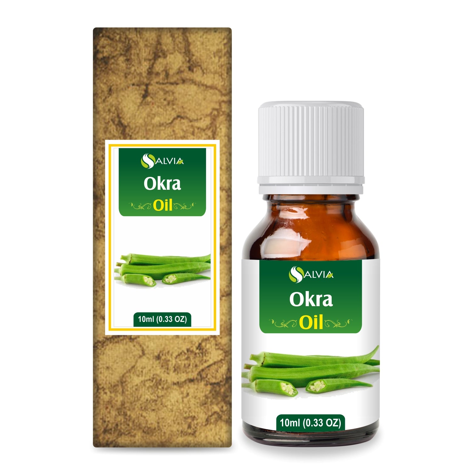 Salvia Natural Essential Oils 10ml Okra Essential Oil Salvia Natural Essential Oils 10ml Okra Essential Oil